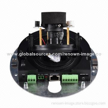 H.264 720P Vandalproof IP dome camera with Max IR Distance 50m